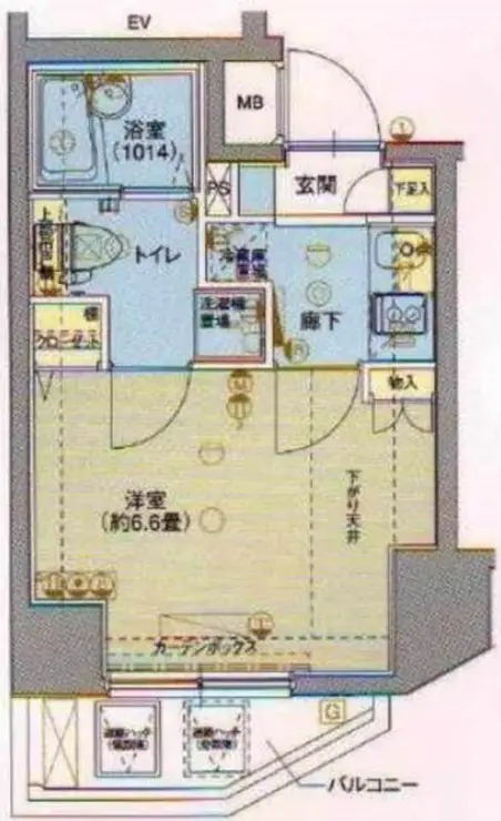 ヴェルト川崎 8階階 間取り