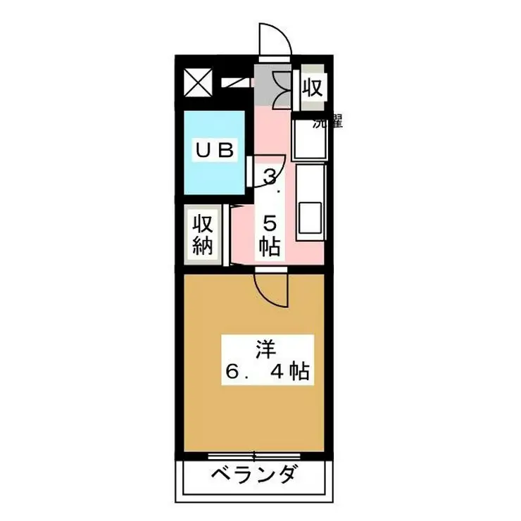 グランヴェージュ一橋学園 3階階 間取り