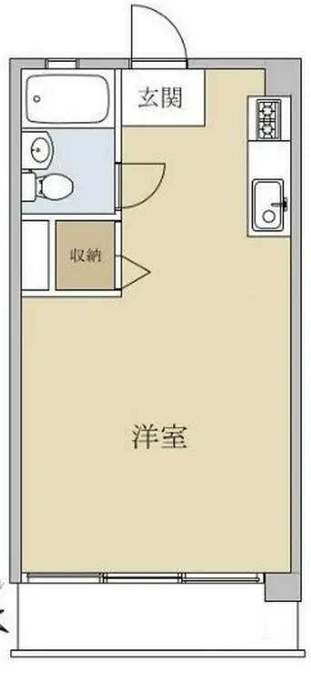 渋谷コーポ 4階階 間取り