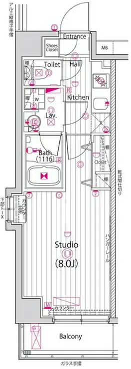 ガーラ・ステージ練馬 5階階 間取り