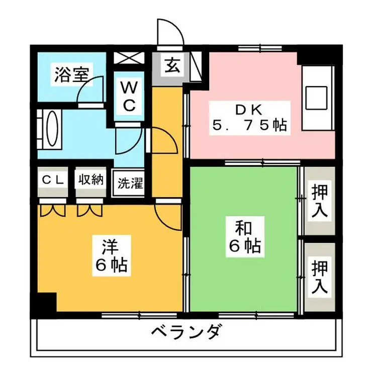 サンヴェール小平 1階階 間取り