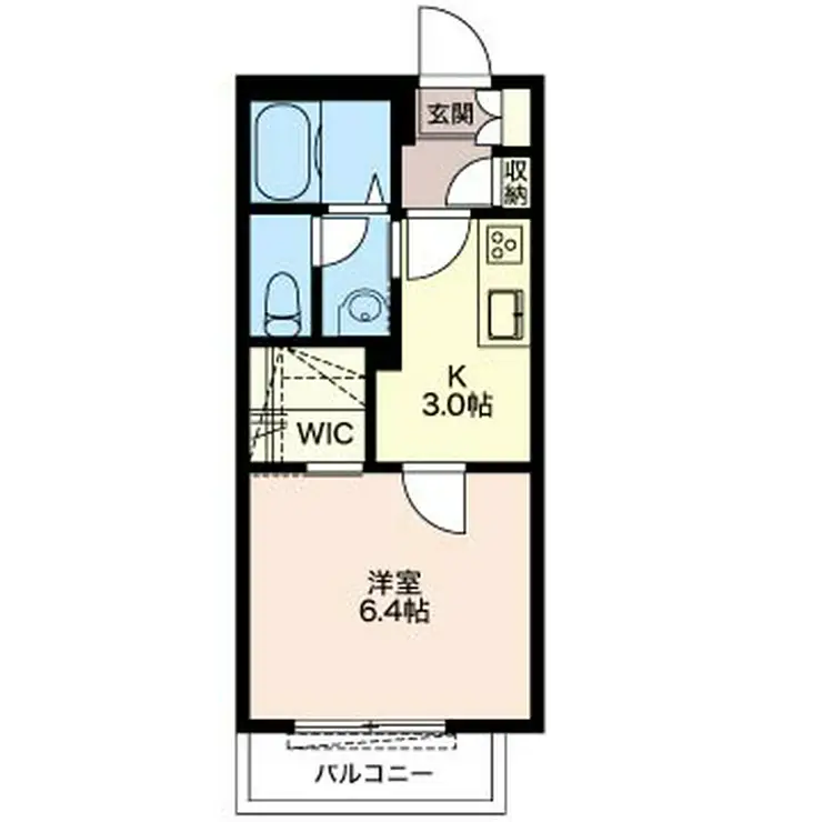 ベルハート湘南 1階階 間取り