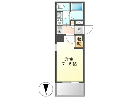 アスティ千種(1K/5階)の間取り写真