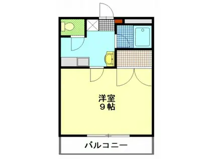 プリムローズ(1K/3階)の間取り写真