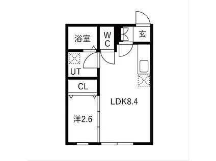 GRAND MAISON K(1LDK/3階)の間取り写真