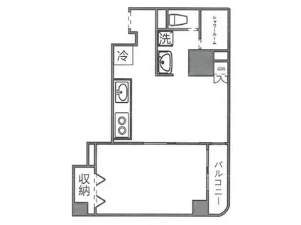 ワコーレ田端(1DK/4階)の間取り写真