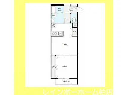 クオーレ我孫子I(1LDK/3階)の間取り写真