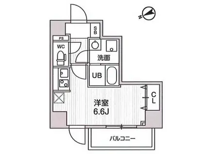 N-STAGE NERIMAKITAMACHI(ワンルーム/5階)の間取り写真