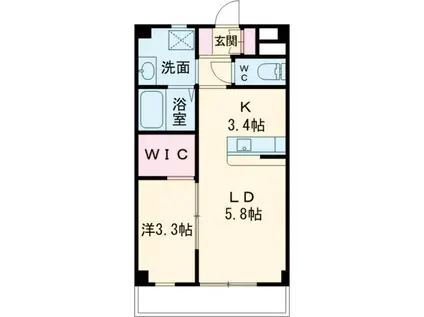 ＪＲ常磐線 水戸駅 バス乗車時間：14分 最寄りバス停で下車 徒歩7分 3階建 築10年(1LDK/3階)の間取り写真
