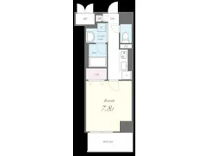 セクターポート(1LDK/9階)の間取り写真