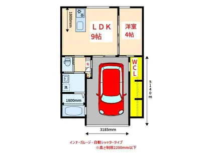 ERFOLG THANKS(1SLDK/1階)の間取り写真