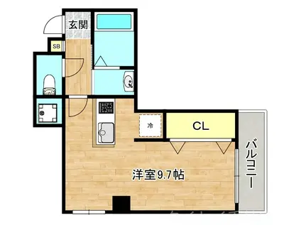 ブリリアンコート市川原木中山(3LDK/2階)の間取り写真