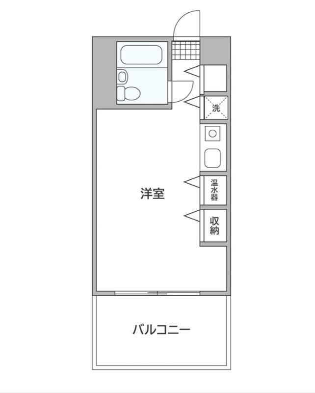 ドルフ町田(ワンルーム/5階)の間取り写真
