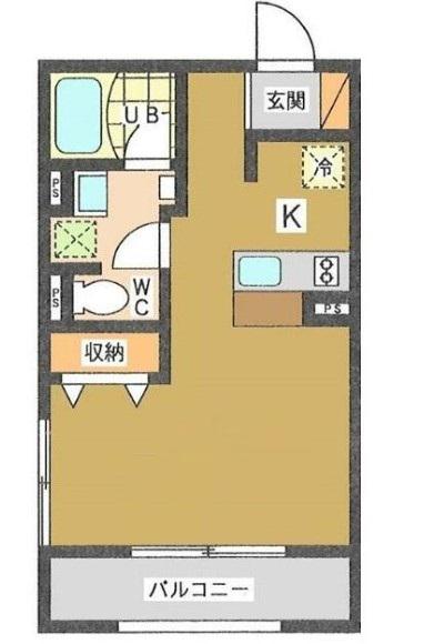 OM HAUS(ワンルーム/2階)の間取り写真