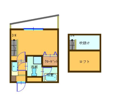ハイムフローレ(ワンルーム/5階)の間取り写真