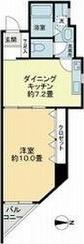 ファーナ(1DK/2階)の間取り写真