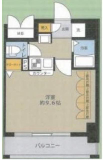 エステムプラザ品川駅前5THAVENUE(1K/3階)の間取り写真