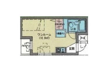 KTハウス(ワンルーム/2階)の間取り写真