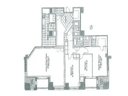 青山第一マンションズ(3LDK/17階)の間取り写真