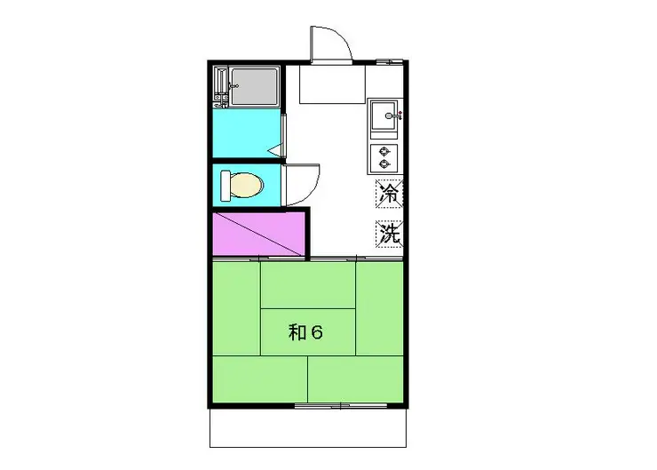 コーポパルテノ 2階階 間取り
