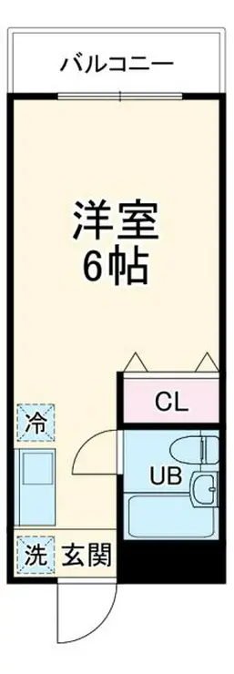堀江新井マンション 4階階 間取り