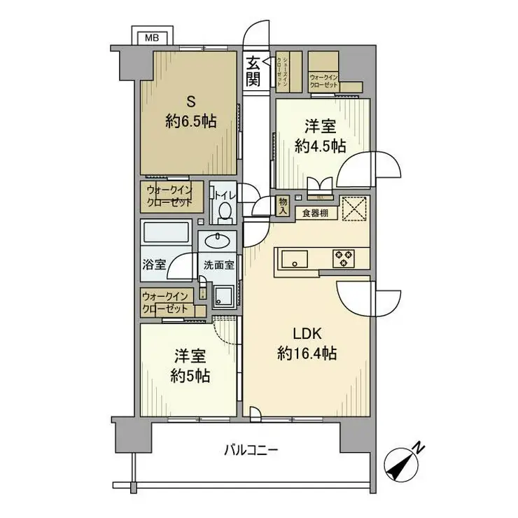 エクセレントシティ蕨ステーションフロント 5階階 間取り