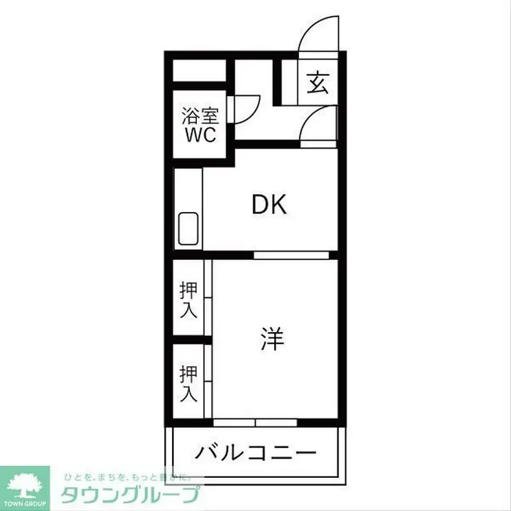 プラザ上北沢 2階階 間取り