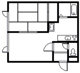 ARIGATO HOUSE I(1LDK/2階)の間取り写真