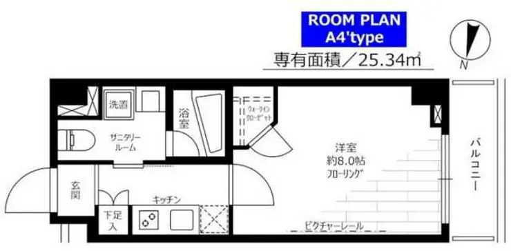 ステージグランデ錦糸町 3階階 間取り