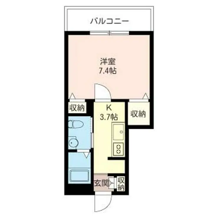 ベレオ武蔵野 2階階 間取り