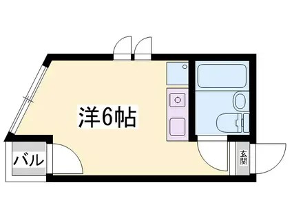 プチメゾンSENBA(ワンルーム/4階)の間取り写真