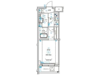 REGOLITH板橋本町(1K/5階)の間取り写真