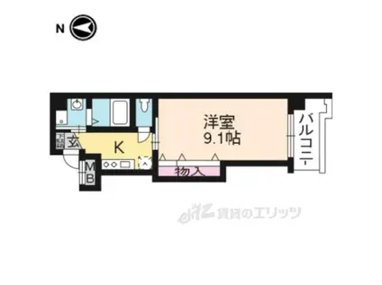 TSUKAMOTO(1K/6階)の間取り写真
