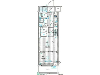 GENOVIA世田谷砧II(2K/1階)の間取り写真