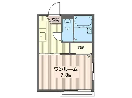 コア・たいしどう(1K/1階)の間取り写真