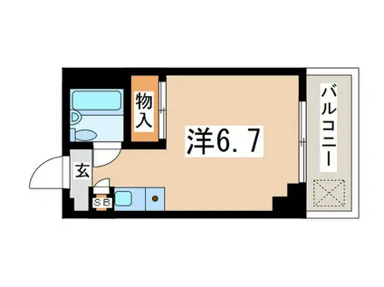 トリム面影橋(ワンルーム/3階)の間取り写真