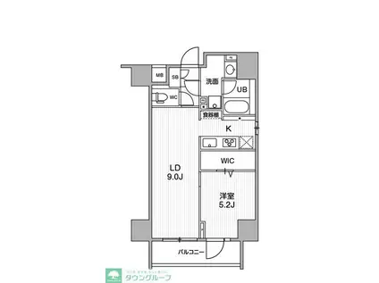 ドゥーエ三ノ輪I(1LDK/3階)の間取り写真