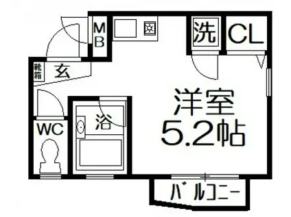 フォレストイン宮町(ワンルーム/4階)の間取り写真