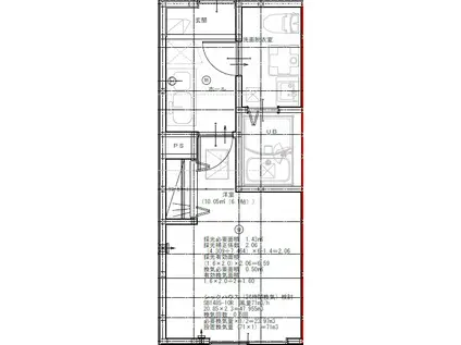 DELIGHT TOWN北本(1K/2階)の間取り写真
