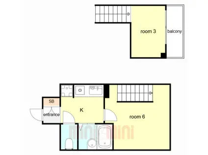 エステムコート神戸西(1K/9階)の間取り写真