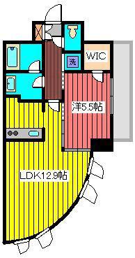 LA・SAKURAS(1LDK/6階)の間取り写真