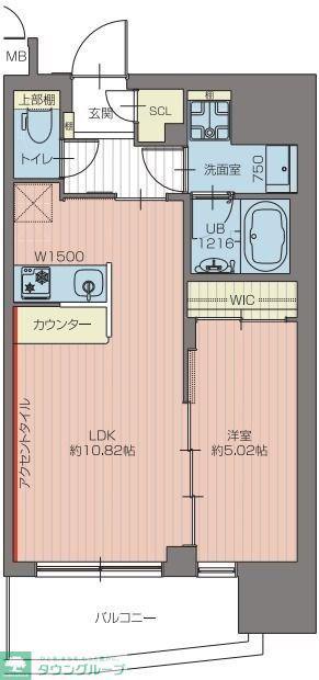 プレジオ池袋ノース(1LDK/3階)の間取り写真