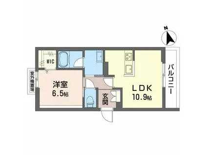シャーメゾン ル・シルク(1LDK/3階)の間取り写真