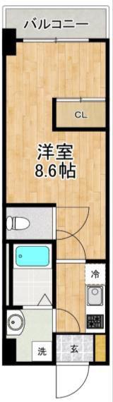 MODERN PALAZZO 文教 PRIMA(1K/7階)の間取り写真