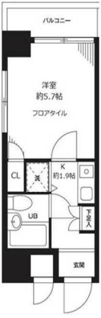 藤和シティコープ新大塚II(1K/10階)の間取り写真