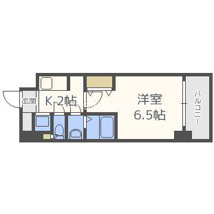 ユーレジデンス淀屋橋(1K/15階)の間取り写真
