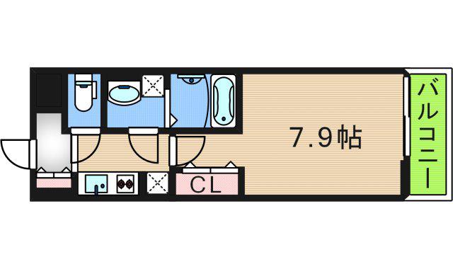 コータコート(1K/3階)の間取り写真