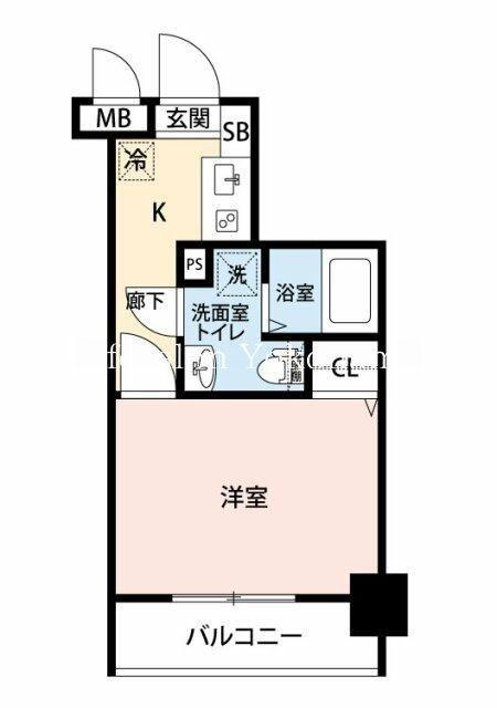 マイナビSTAYみなとみらいレジデンス(1K/7階)の間取り写真