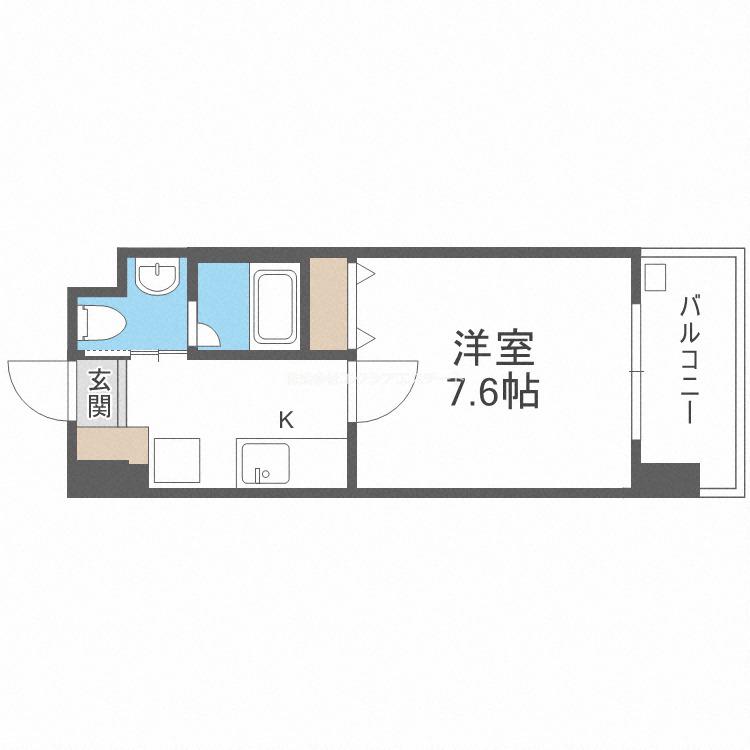 FDS FELICE(1K/2階)の間取り写真
