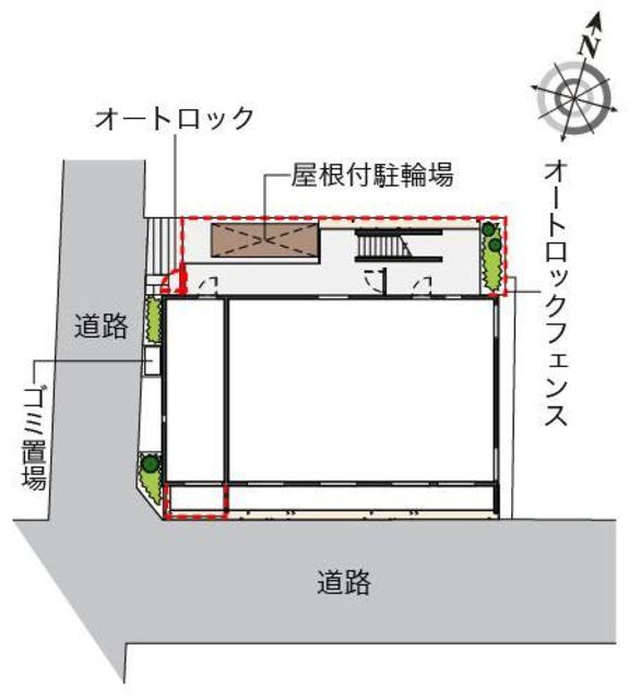 レオネクストジャスミン(1K/3階)の間取り写真